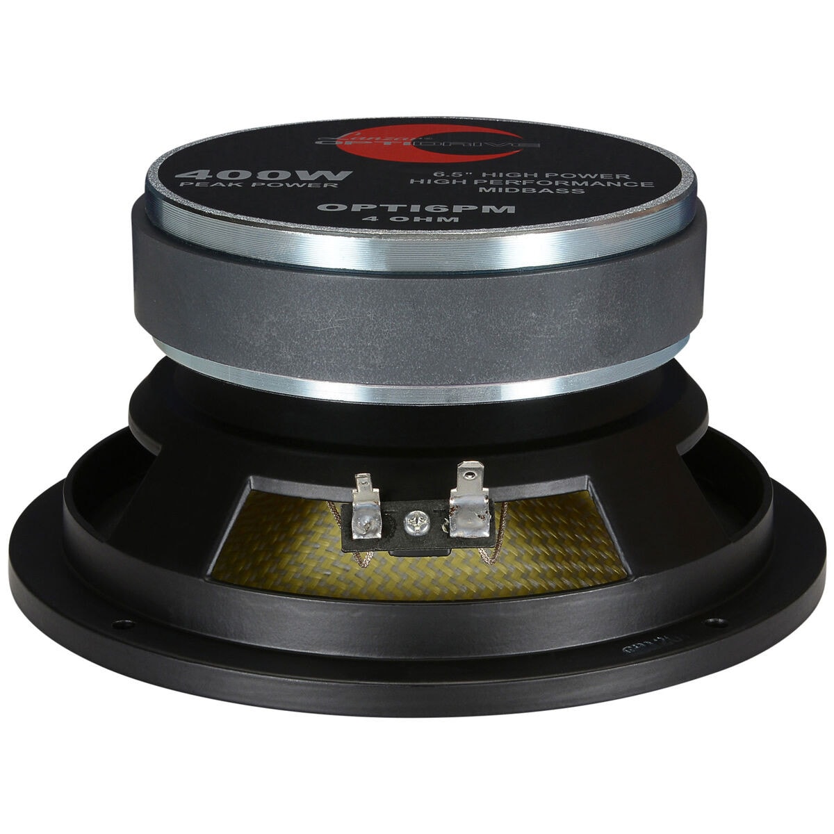 Best 6.5 Component Speakers For Midbass Lanzar OPTI6PM 6.5" OptiDrive 400 Watt High Performance Midbass Speaker